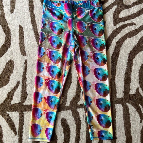 Terez Sunnies Capri Leggings M - Picture 3 of 8